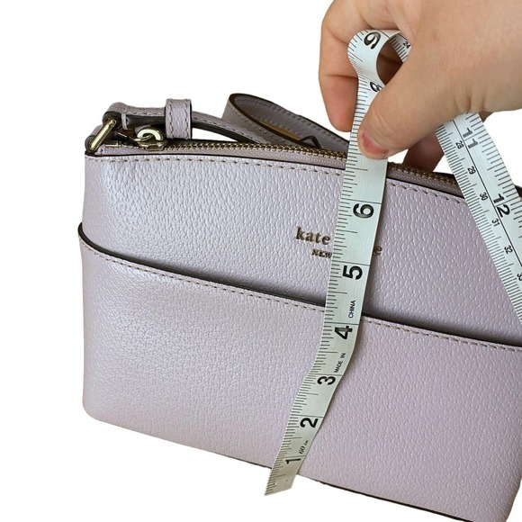 Kate Spade Lavender Mist Grove Street Millie Crossbody Purse Bag Leather - Picture 12 of 16